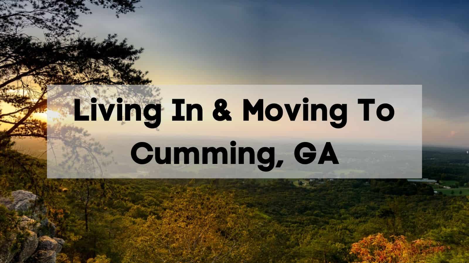 moving to cumming