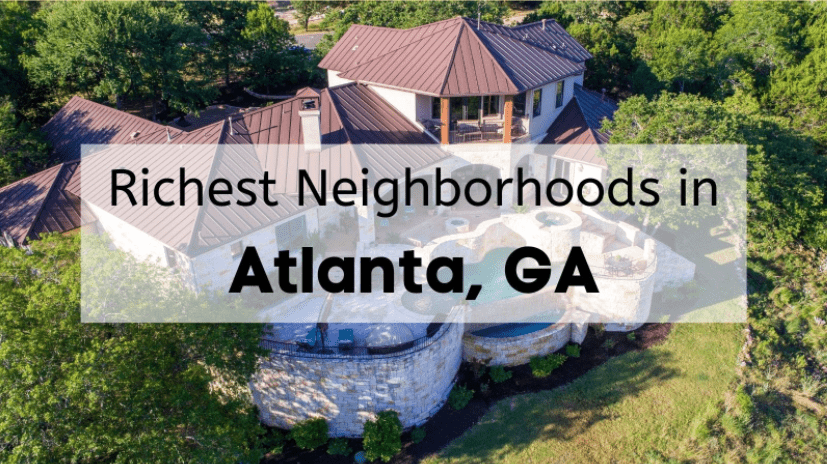 Richest neighborhoods in Atlanta