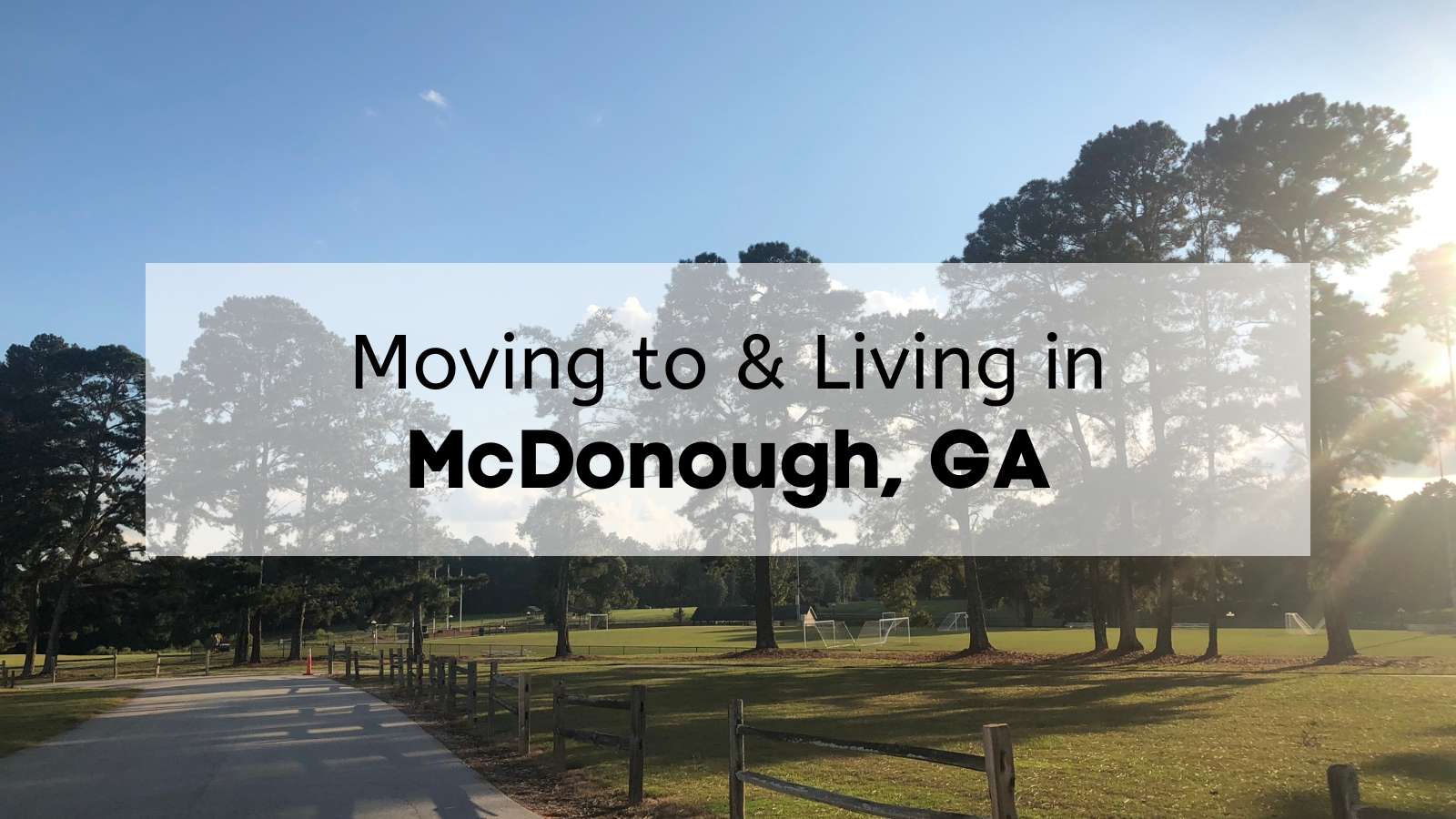 Park in McDonough GA
