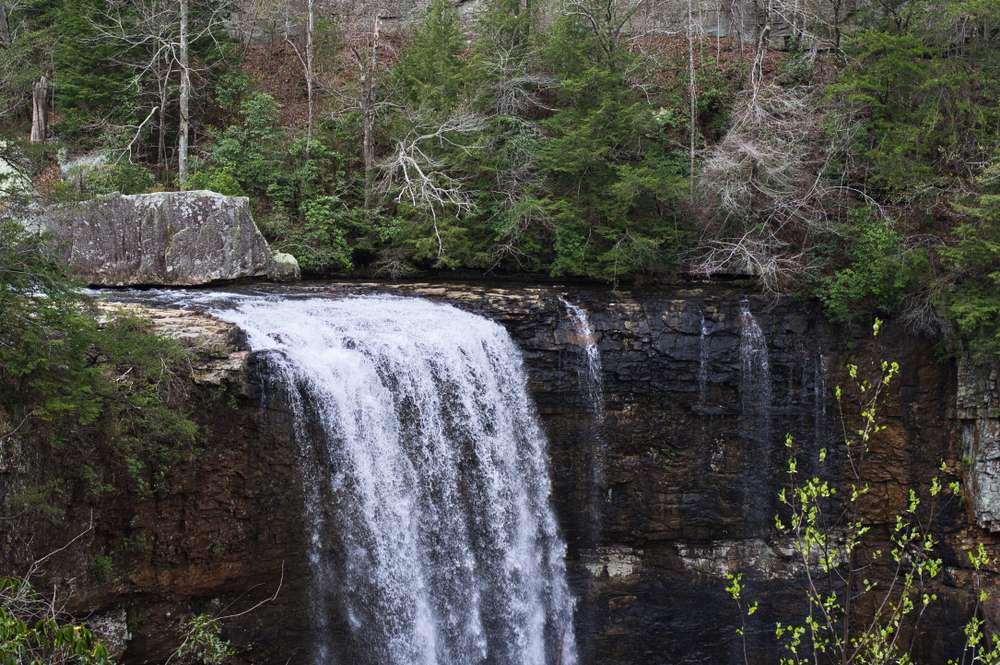 tall waterfall in lula ga
