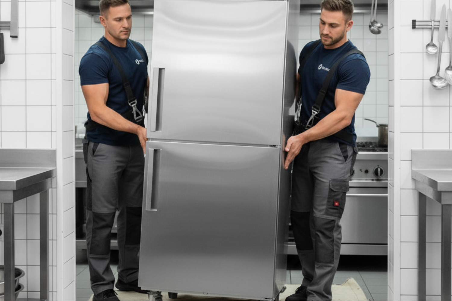 moving commercial refrigerator